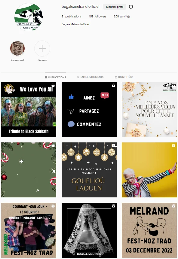 profil instagram Bugale melrand